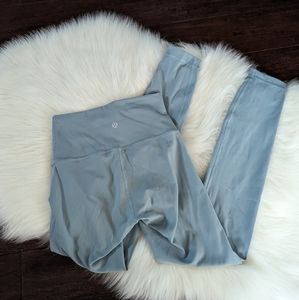 Lululemon Wunder Under High Rise Tight 25" Full On Luxtreme Chambray Blue 2